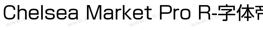 Chelsea Market Pro R字体转换